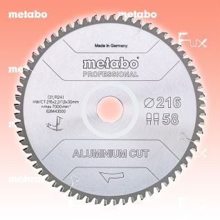 Metabo Kreissägeblatt 216 mm professional