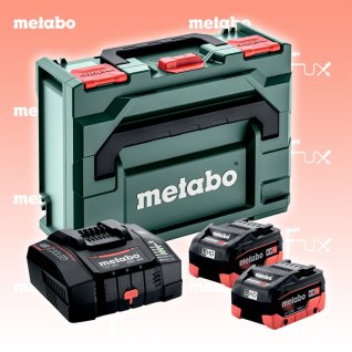 Metabo Basis-Set 2 x LiHD 10 Ah ASC 290 + metaBox 145